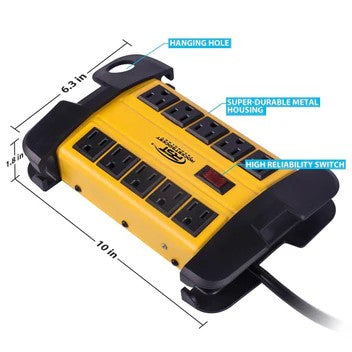 Power Up Your Workspace: Heavy-Duty Power Strips, Surge Protectors, and Extension Cords for Every Job