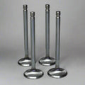 (Set of 4) Super Duty Steel Intake Valves 2.02+1.6 EX 4302, Silver