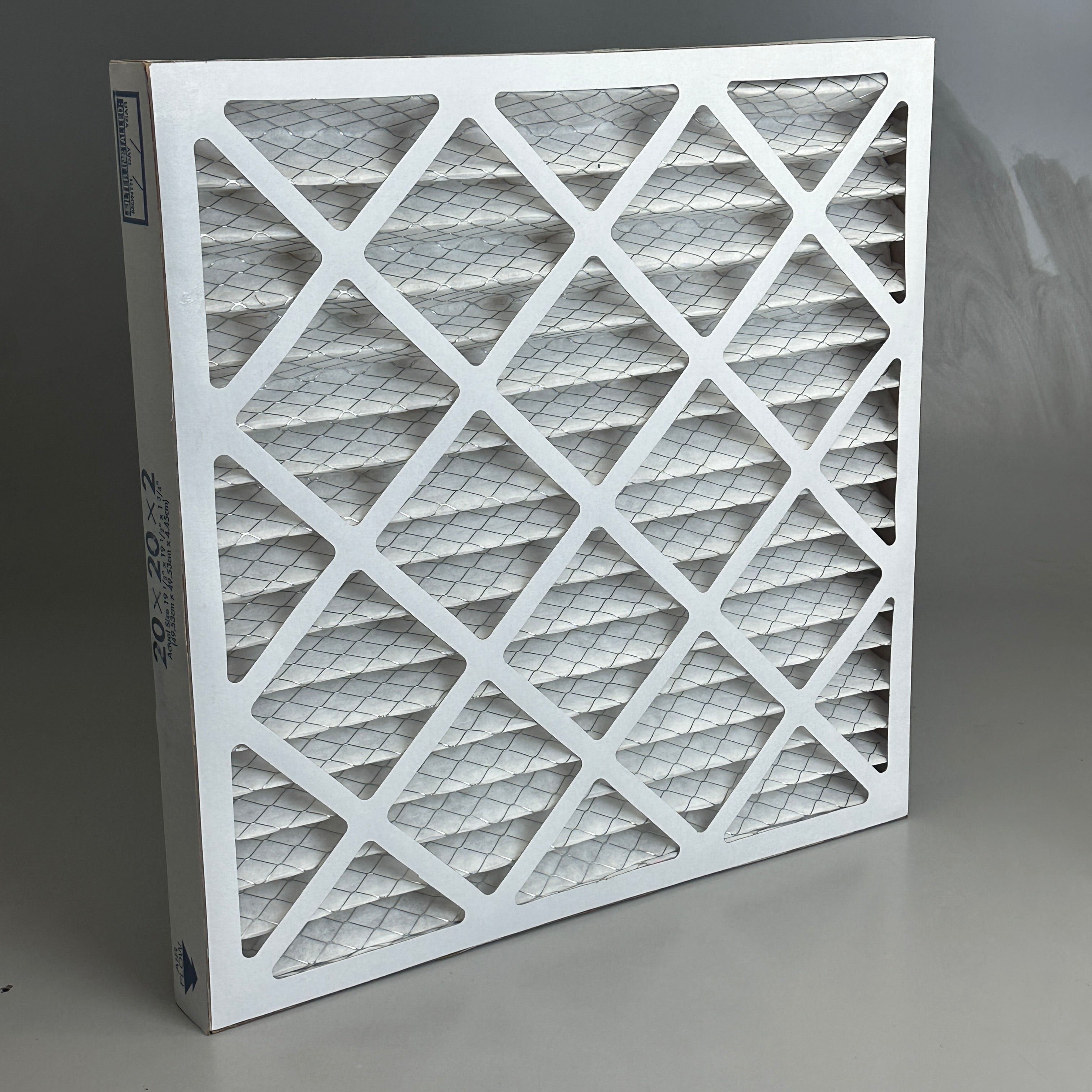 AIR FLOW AC/Furnace Air Filter White 20x20x2