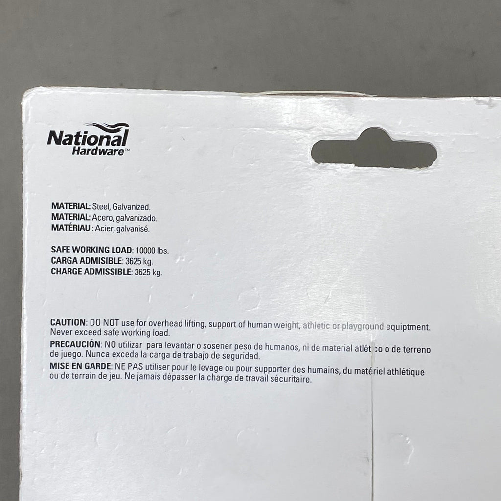 NATIONAL HARDWARE Steel Anchor Shackle 10000 Lbs 3/4" Galvanized N100-329 V3250