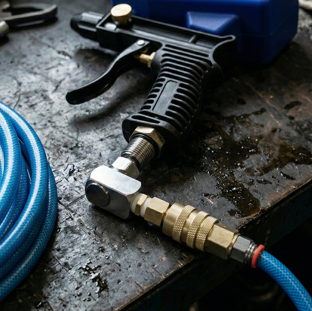 Professional Swivel Air Connector Kit - 120 PSI with Teflon Seal & Male Adapter (AI-112-1)
