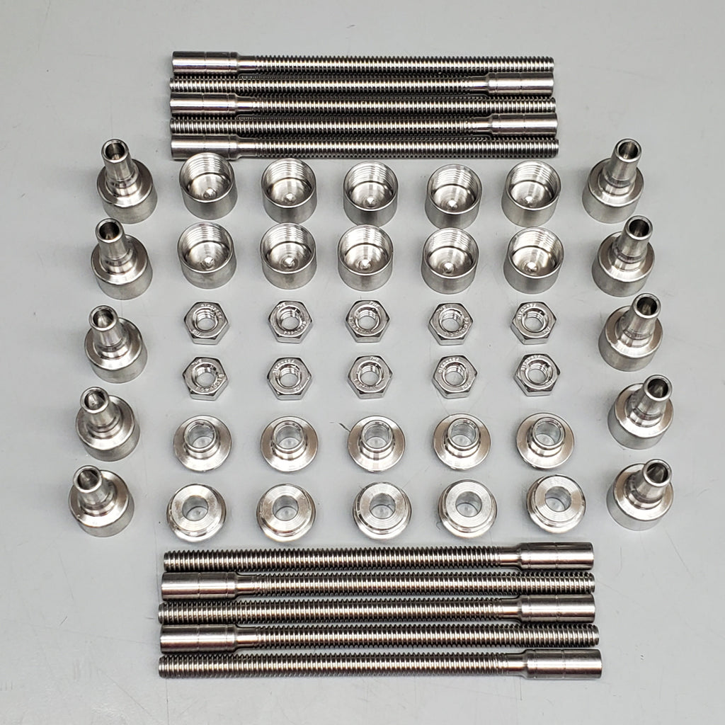HAAS Revo (10 Pack) Cable Rail Swage Stud Tension Fitting Assembly 3/16" Stainless Steel