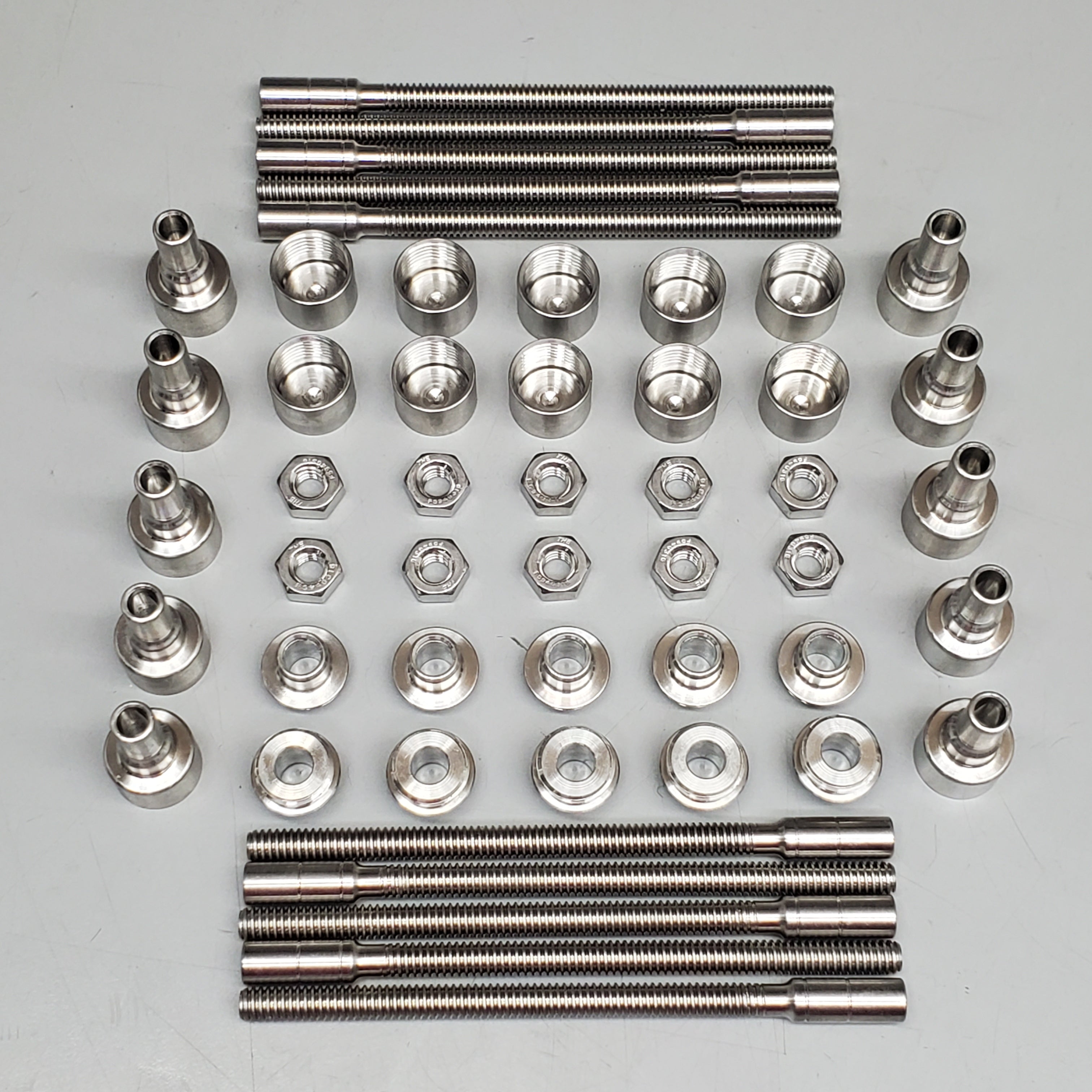 HAAS Revo (10 Pack) Cable Rail Swage Stud Tension Fitting Assembly 3/16" Stainless Steel